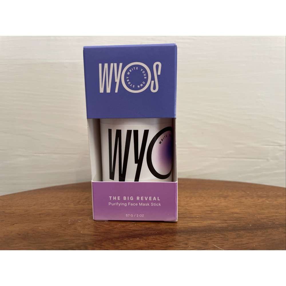 WYOS Clay Face Mask Stick, No Mess,‎ Purifying Detoxifying Deep Pore Cleansing